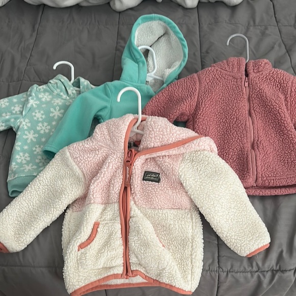 Cozy Pink and Cream Sherpa Jacket for Kids - Picture 1 of 1